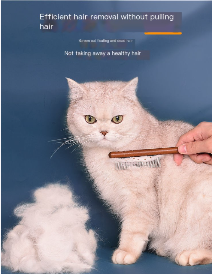 Natural Pets™ Pet Grooming Comb for Cat & Dog Hair Removal