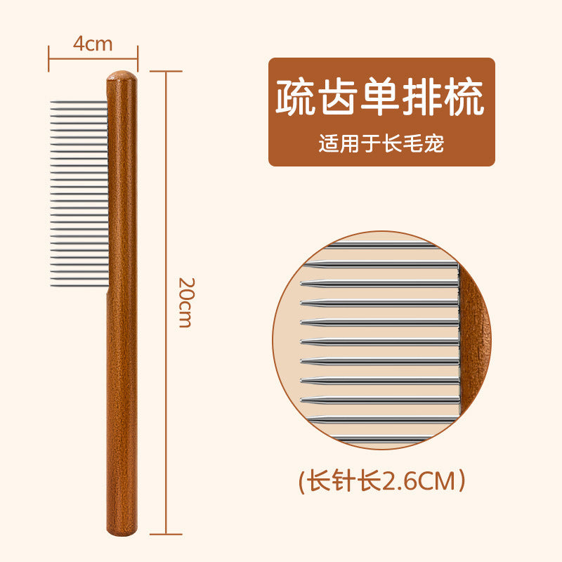 Natural Pets™ Pet Grooming Comb for Cat & Dog Hair Removal