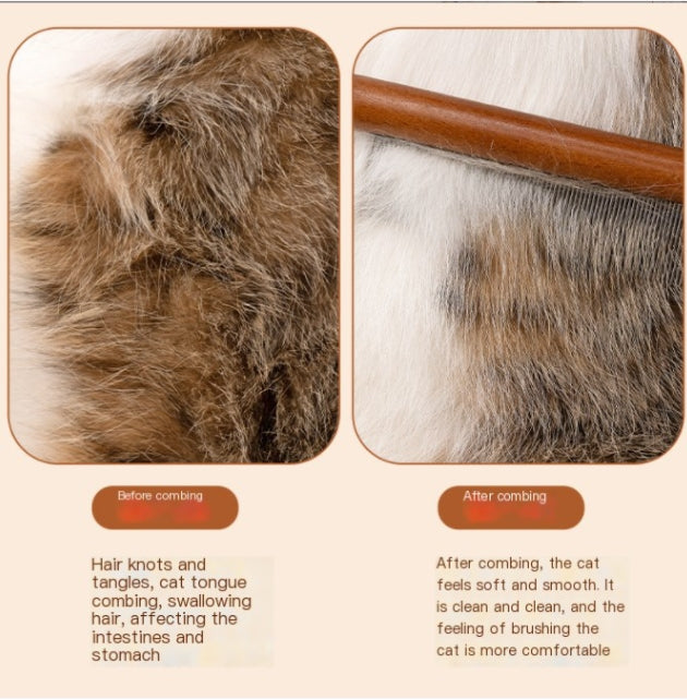 Natural Pets™ Pet Grooming Comb for Cat & Dog Hair Removal
