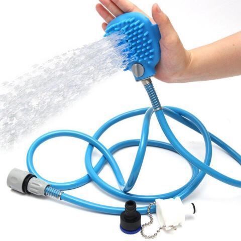Natural Pets™ Dog Bath Sprinkler & Brush
