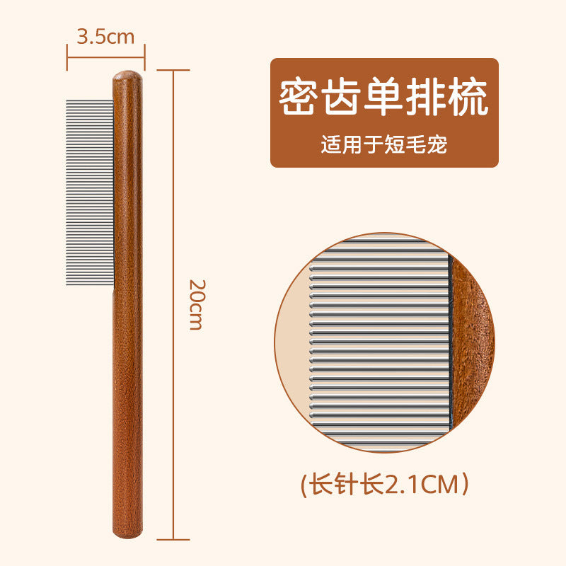 Natural Pets™ Pet Grooming Comb for Cat & Dog Hair Removal