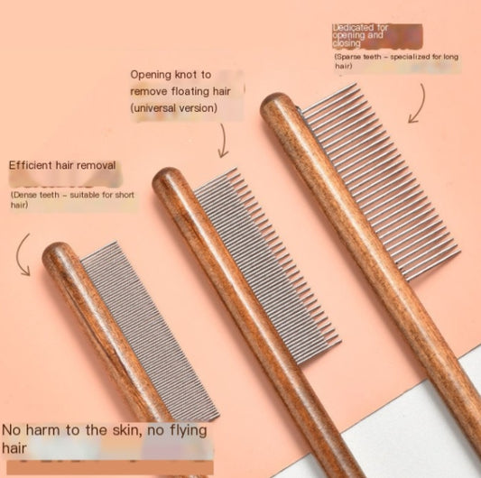 Natural Pets™ Pet Grooming Comb for Cat & Dog Hair Removal